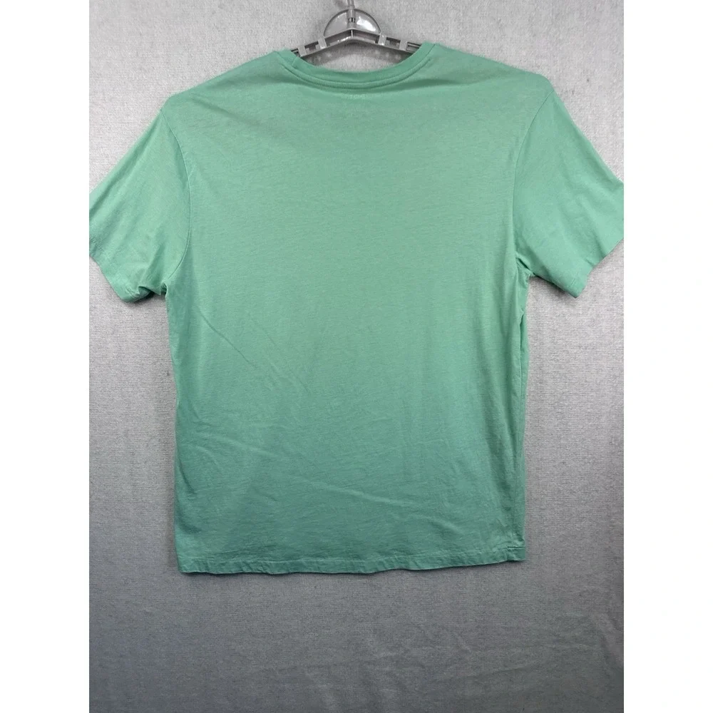 Polo‎ Ralph Lauren Mint Green Men's Large Pink Pony Logo Light Weight Cotton Tee